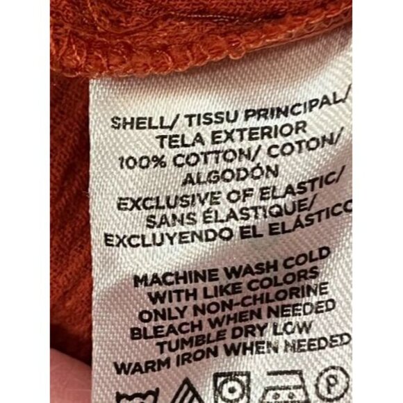 Loft Womens Red Cotton Blouse Size‎ S - Picture 5 of 7